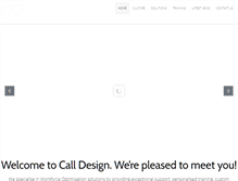 Tablet Screenshot of calldesign.com.au